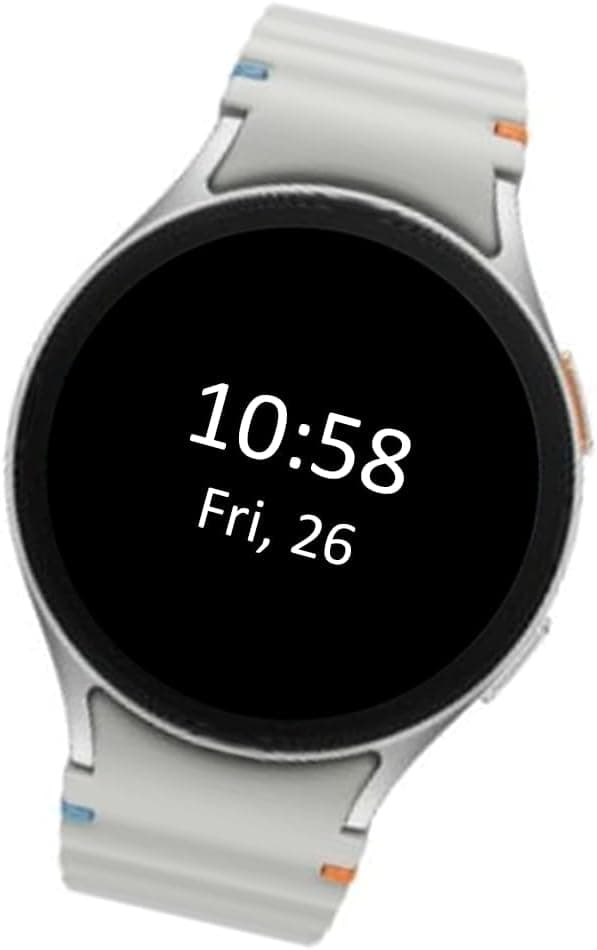 Samsung Galaxy Watch 7 (44mm) AI Smartwatch w/ 1.5" AMOLED, Wear OS 5, Wi-Fi, Bluetooth, Heart Rate, Sleep Apnea & GPS Fitness Tracker, International Model L310 (w/Fast Charger, Silver)