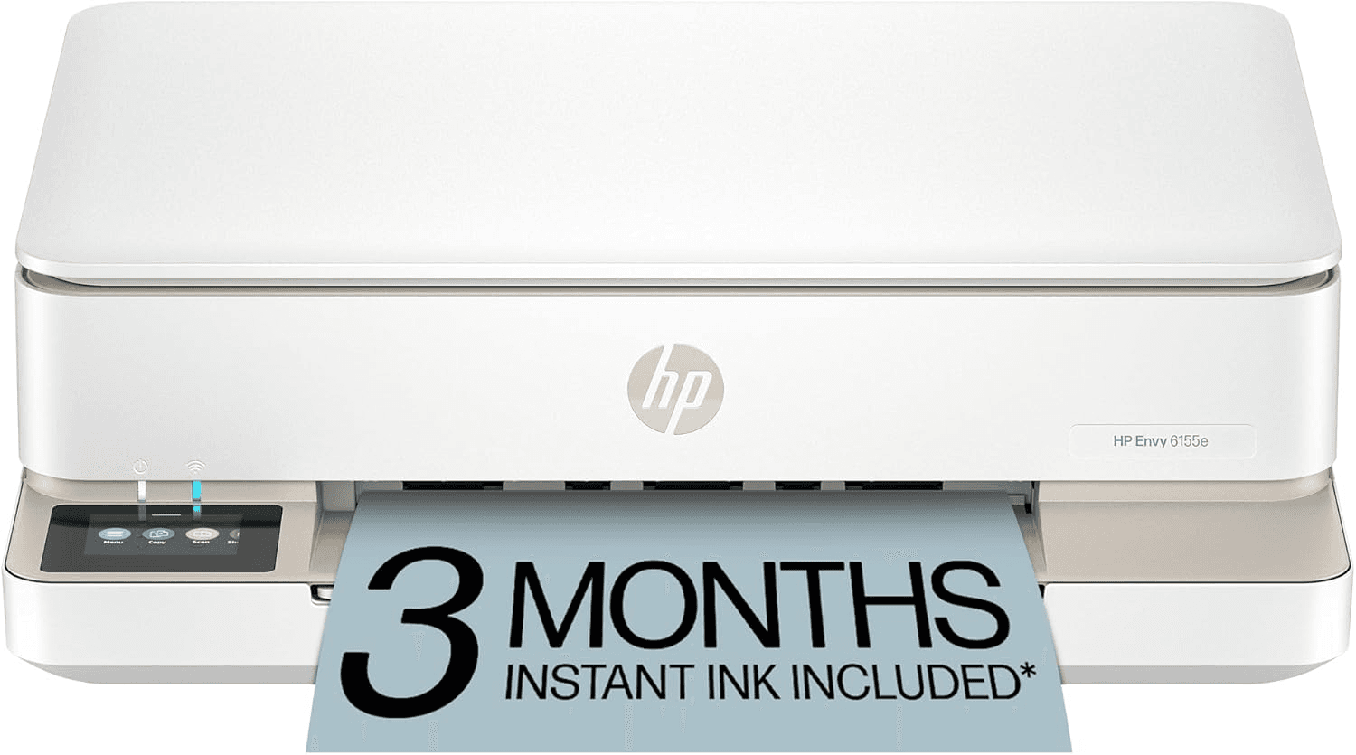 HP Envy 6155e Wireless All-in-One Color Inkjet Printer, Portobello, Print, scan, copy, Duplex printing Best-for-home, 3 month Instant Ink trial included, AI-enabled (714L5A)