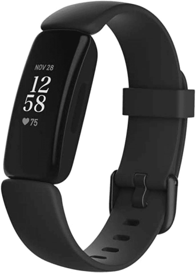 Fitbit Inspire 2 Health & Fitness Tracker with a Free 1-Year Fitbit Premium Trial, 24/7 Heart Rate, Black/Black, One Size