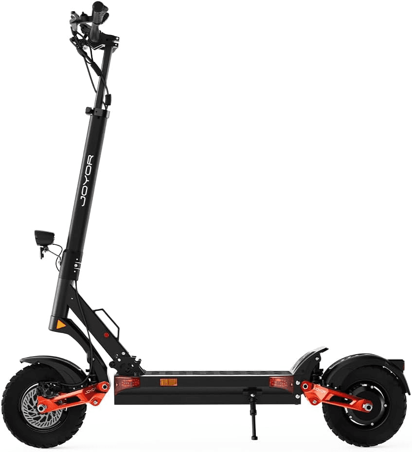 JOYOR Electric Scooters 600W/2000W Motor 10'' Tires E Scooter,31MPH/40MPH/44MPH 34/46 Miles, 13AH/18AH Battery,Dual Suspension,Hydraulic/Disc Brake Foldable Scooter for Commuting/City/Off-Road