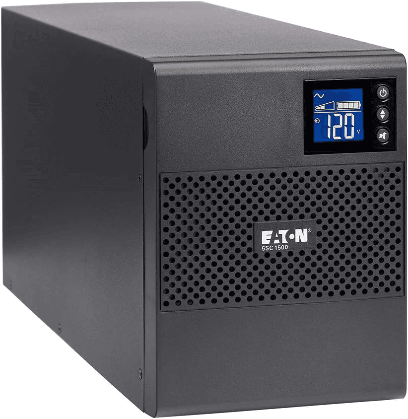 Eaton 5SC1500 Pure Sinewave UPS Battery Backup, 1440VA / 1080W, AVR, LCD Display, Line Interactive